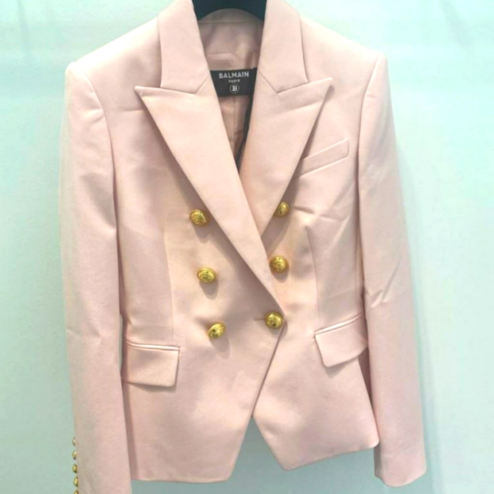 Balmain light pink jacket - brand new with tags attached